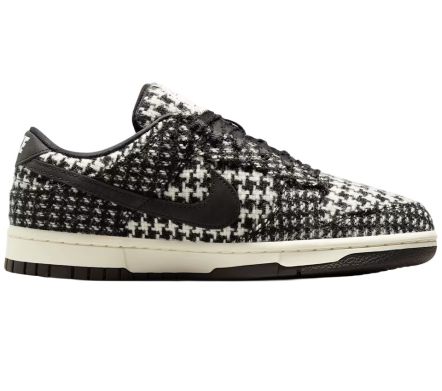 Dunk Low x Harris Tweed "White / Black"