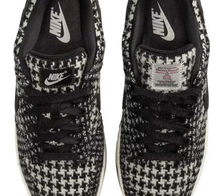 Dunk Low x Harris Tweed "White / Black"