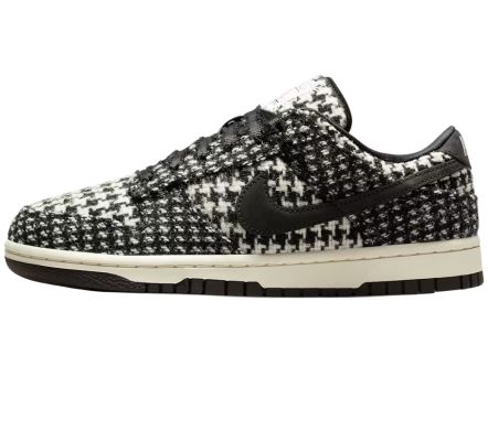 Dunk Low x Harris Tweed "White / Black"