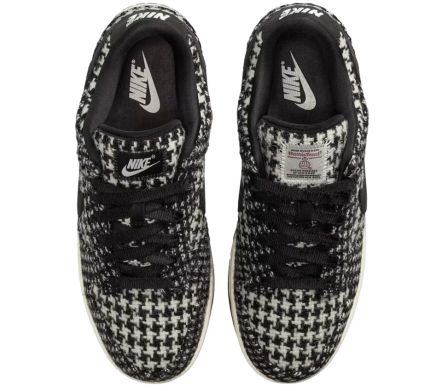 Dunk Low x Harris Tweed "White / Black"