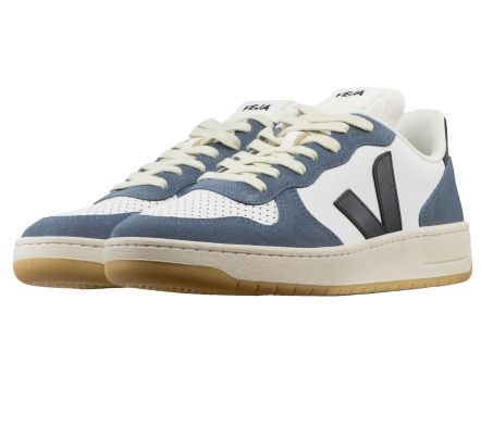 V-10 Prime Leather White Black California