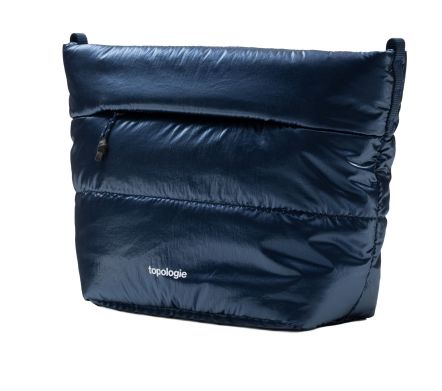 Besace Marine Blue Metallic Puffer
