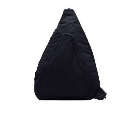 Sling Messenger Large Black Tech Sateen