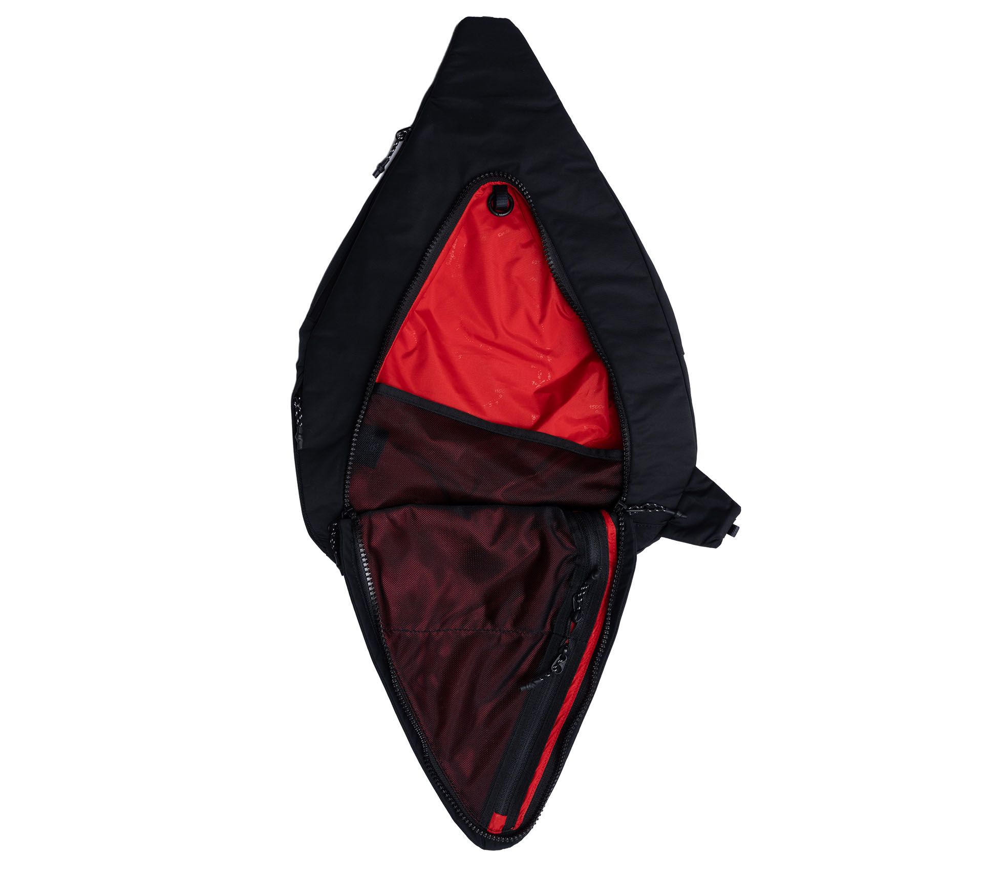 Image #2 of Sling Messenger Large Black Tech Sateen