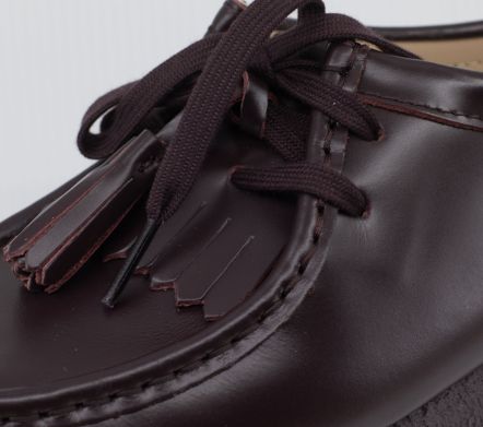 Wallabee Womens Purple Grape Leather
