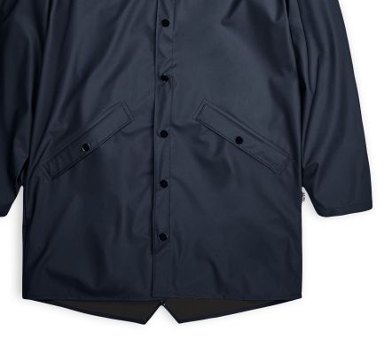 Rains Long Jacket Navy