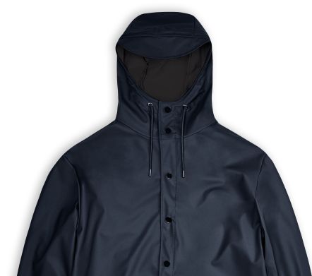 Rains Long Jacket Navy