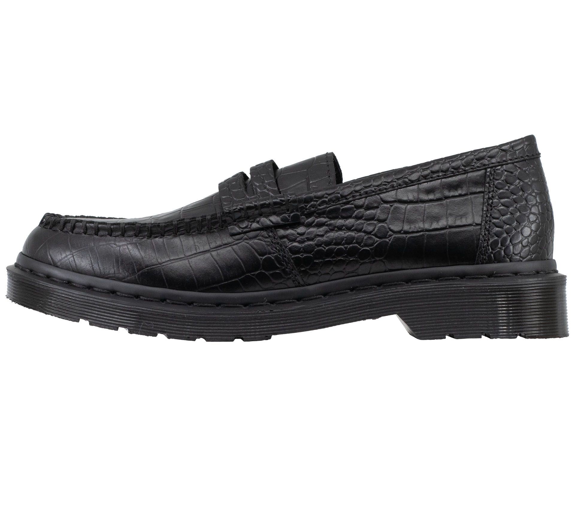 Image #2 of Penton Loafer Black Crocodile Embossed