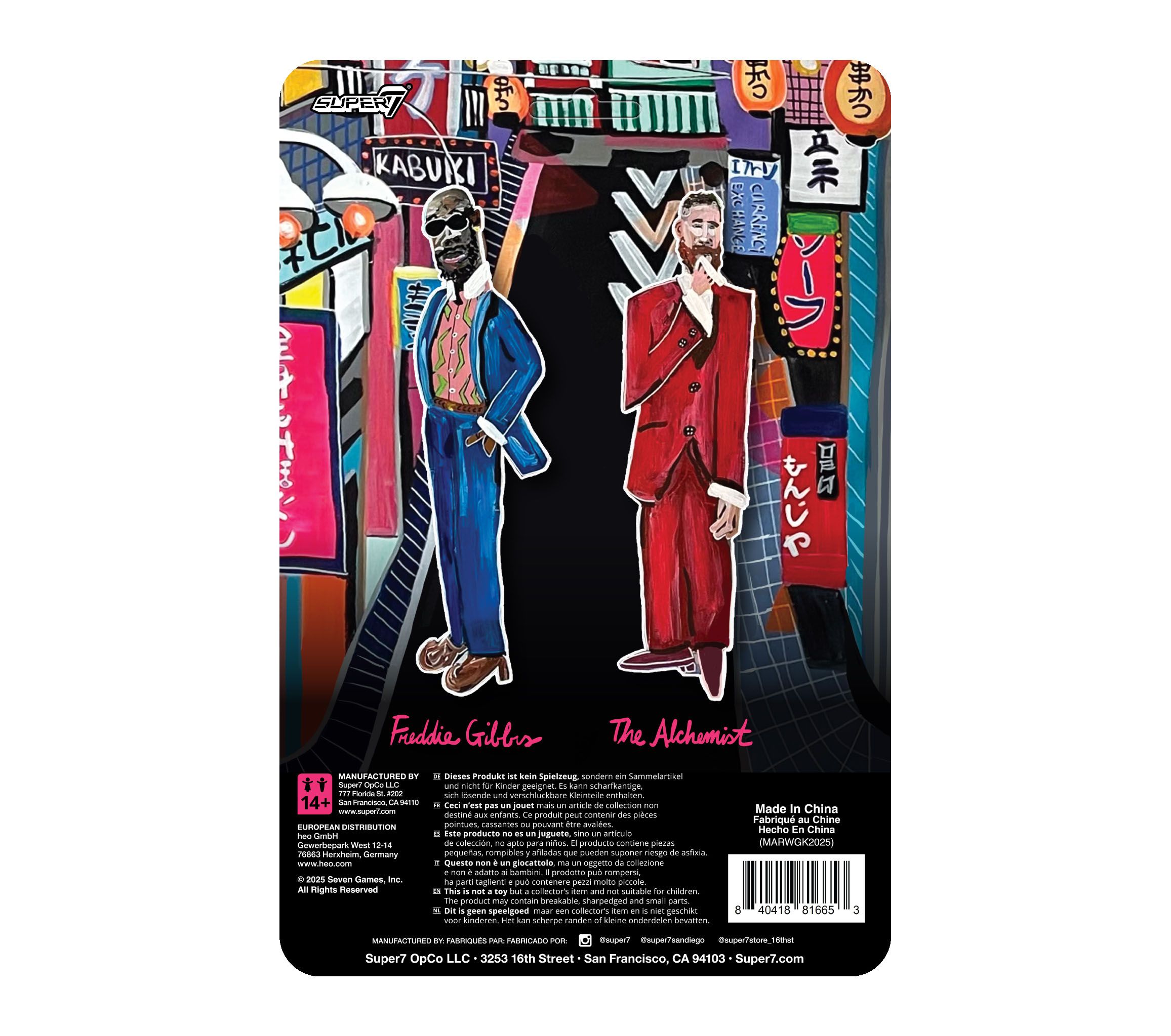 Image #1 of Freddie Gibbs and The Alchemist "Alfredo" ReAction Figures