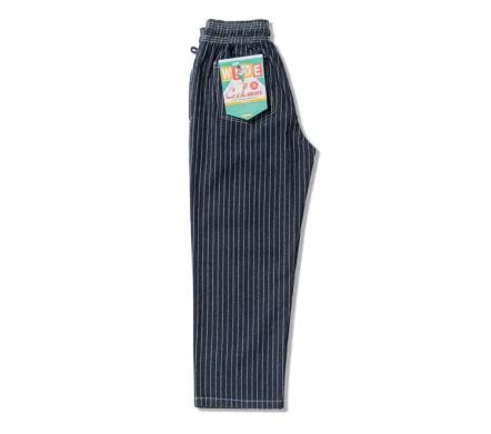 Chef Pants Semi-Wide Wabash Denim Navy