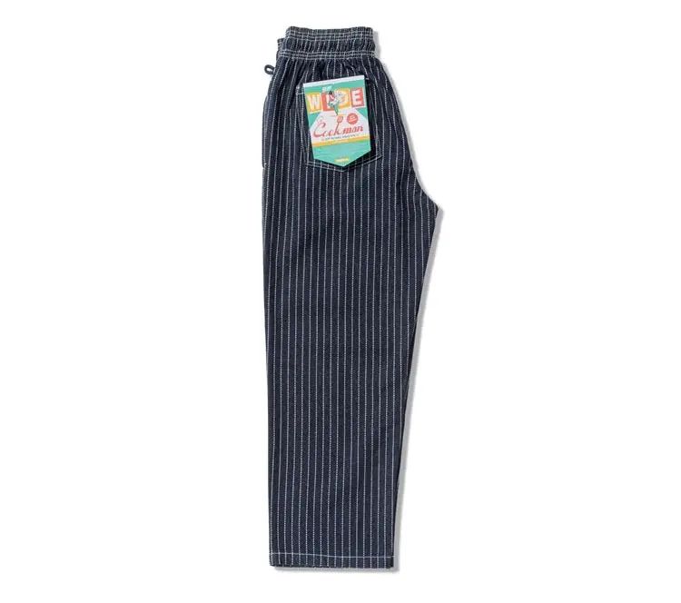 Image #1 of Chef Pants Semi-Wide Wabash Denim Navy