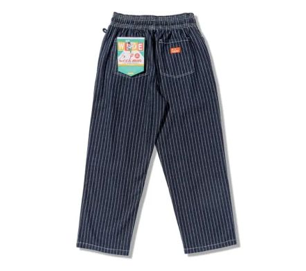 Chef Pants Semi-Wide Wabash Denim Navy