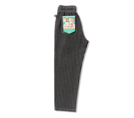 Chef Pants Semi-Wide Wabash Denim Black
