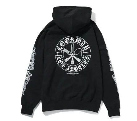 Cutlery Zip-Up Hoodie Black