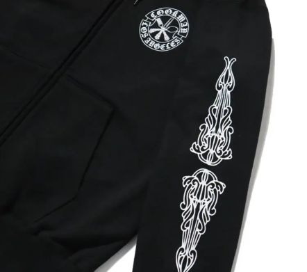 Cutlery Zip-Up Hoodie Black