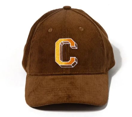 Curve Brim Cap Corduroy Brown