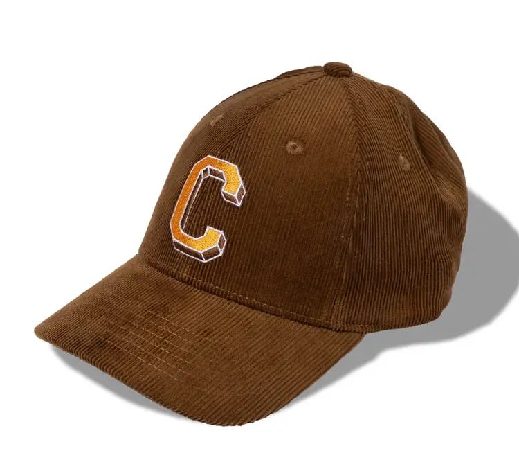 Image #1 of Curve Brim Cap Corduroy Brown