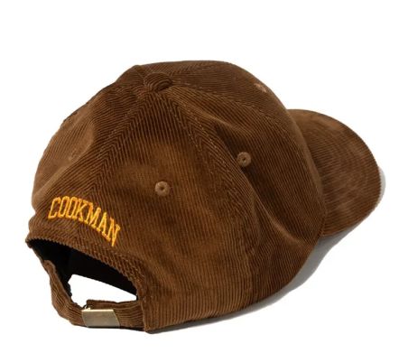Curve Brim Cap Corduroy Brown