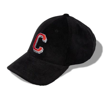 Curve Brim Cap Corduroy Black