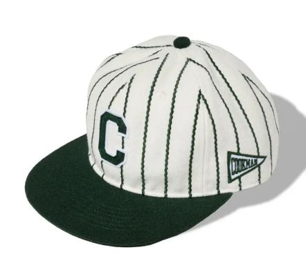 Flat Brim Snapback Green Stripe