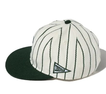 Flat Brim Snapback Green Stripe