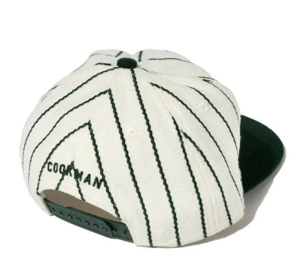 Flat Brim Snapback Green Stripe
