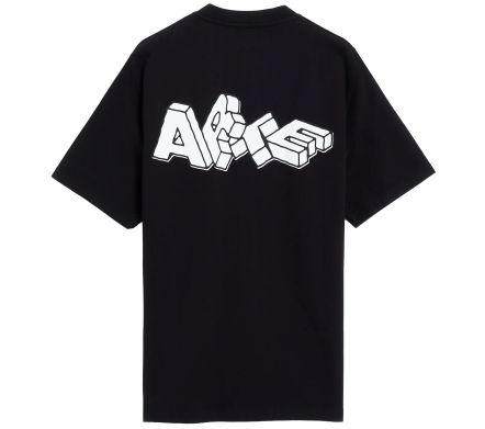 Blocks Print T-Shirt Black