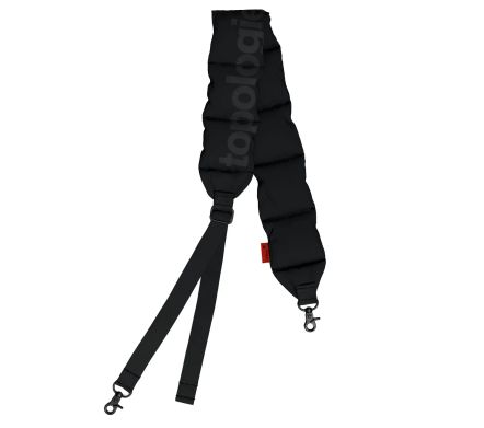 Puffer Strap Black Tech Sateen