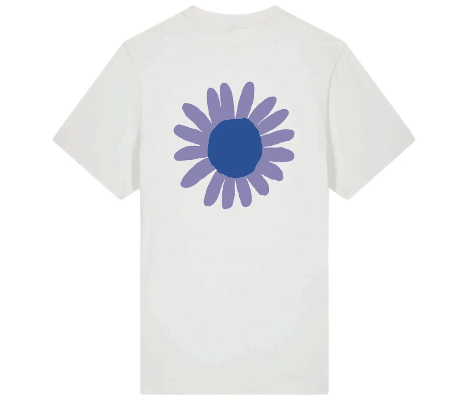 Image #0 of Blue Flower T-Shirt White / Blue