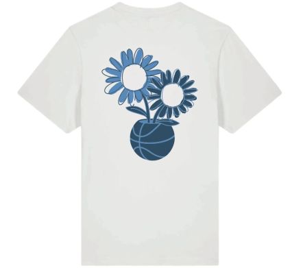 Flower Vase Draw Tee White...