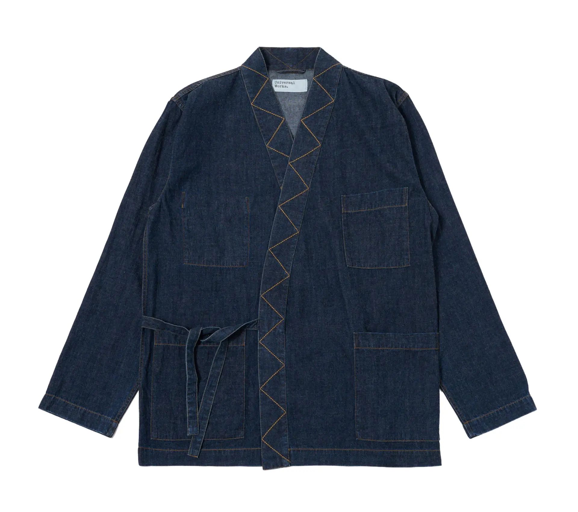 Image #0 of Kyoto Work Jacket Kaihara Lightweight Denim Indigo