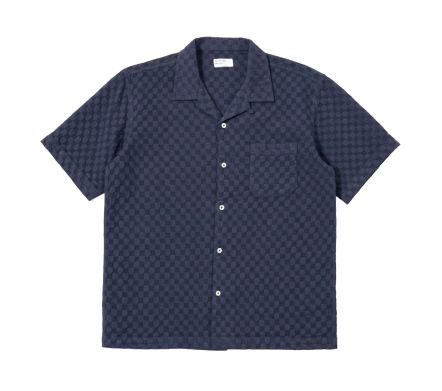 Road Shirt Dot Waffle Navy