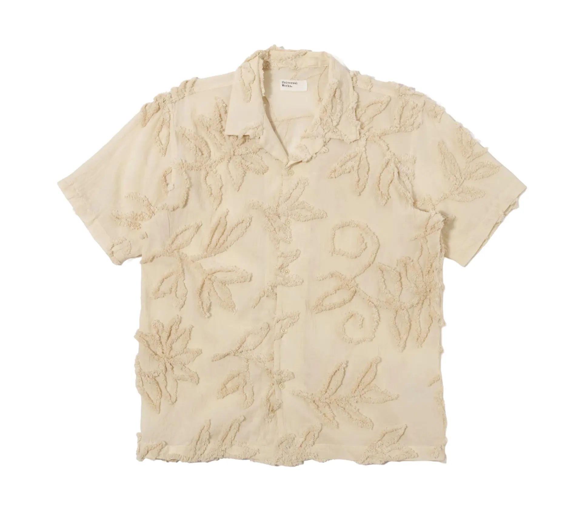 Image #0 of Road Shirt 3D Flower Ecru