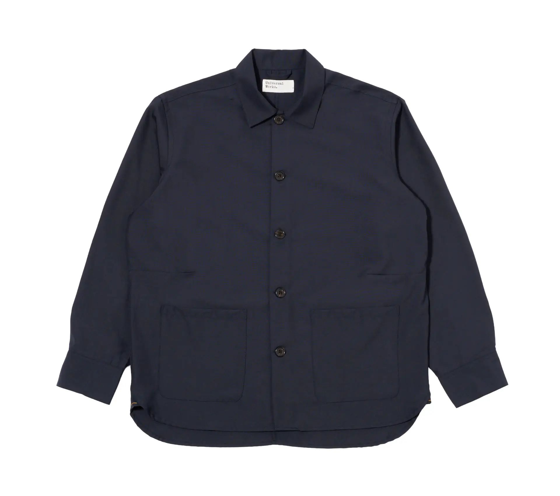 Image #0 of Travail Overshirt Tropical Suiting Navy