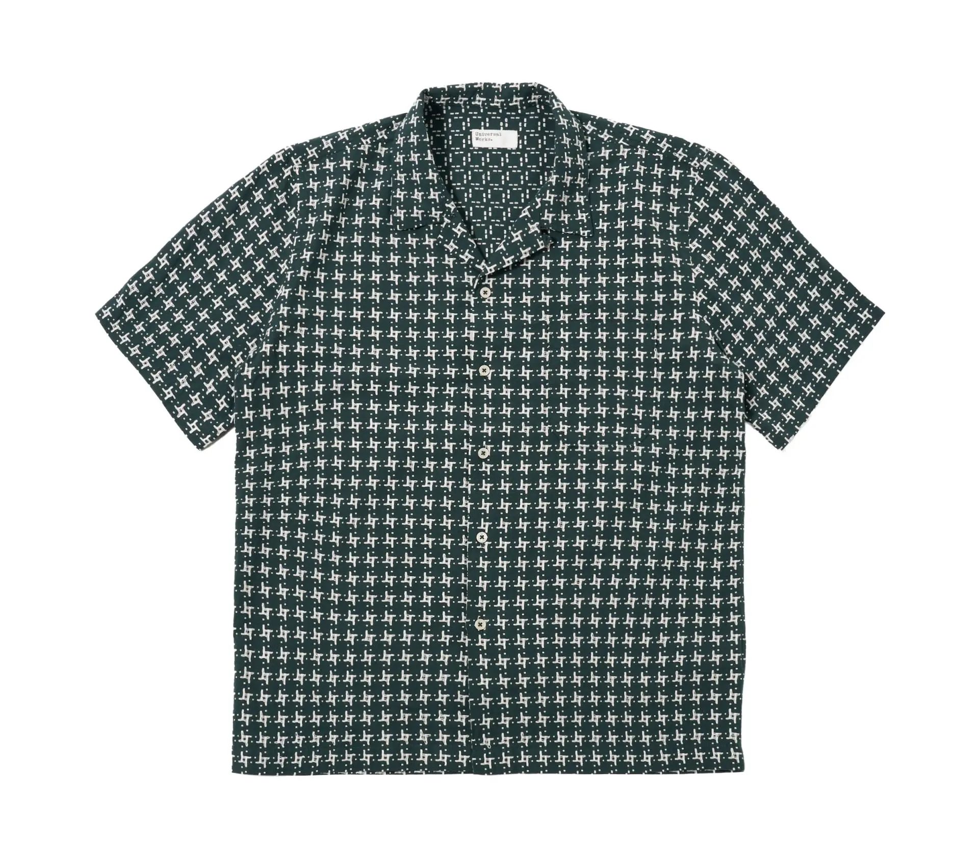 Image #0 of Road Shirt Rhodes 8 Cotton Green / White