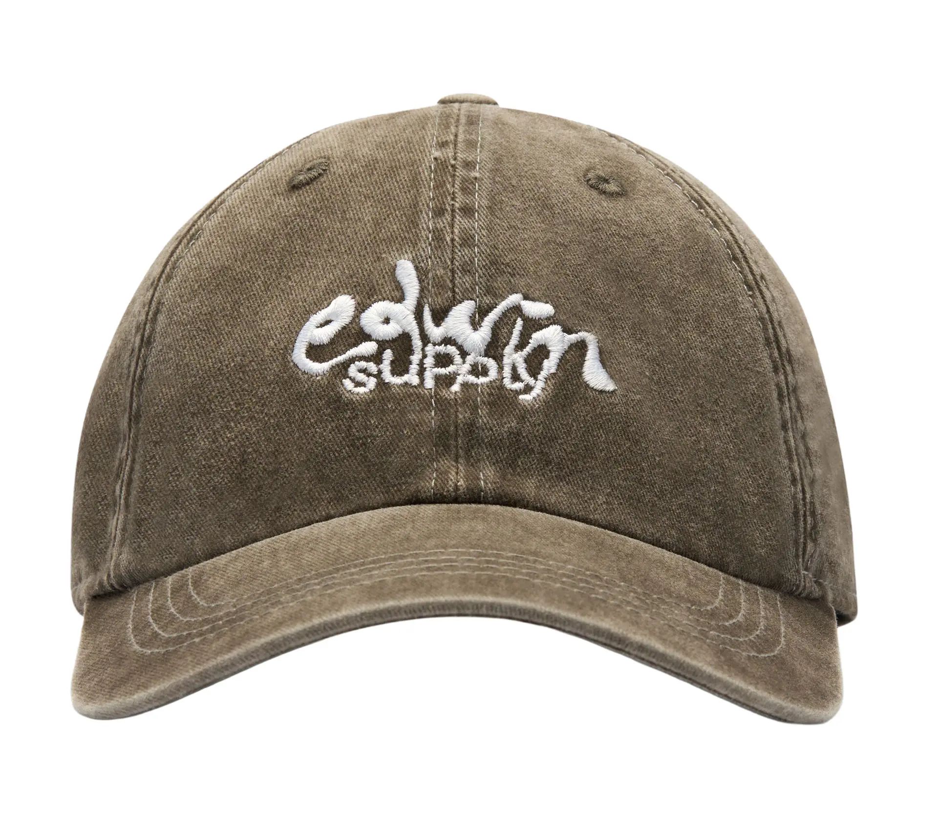 Image #0 of Soft Washed 6 Panel Cap Brown