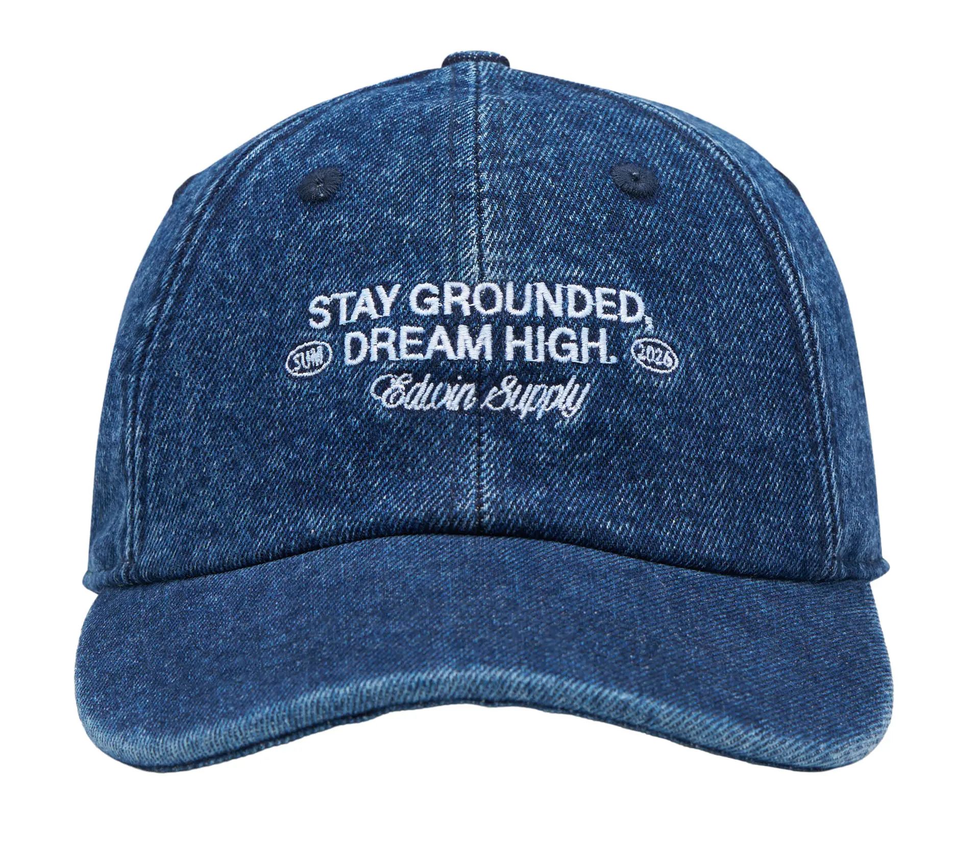 Image #0 of Laid-Back League Cap Denim Blue Sandstone Washed