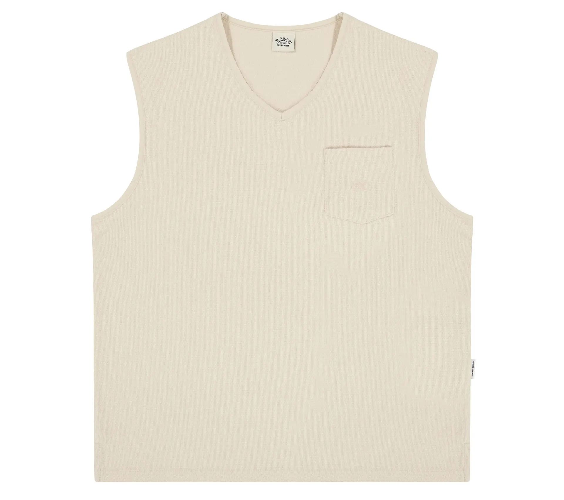 Image #0 of Woven Cotton Vest Cream