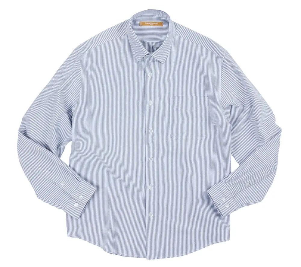 Image #0 of OG Stripe Oversized Shirt Blue
