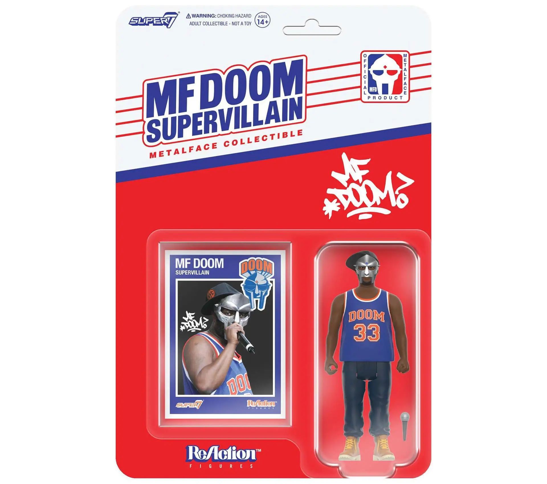 Image #0 of MF DOOM NYC ReAction Figure