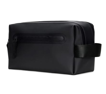 Wash Bag Zip Black
