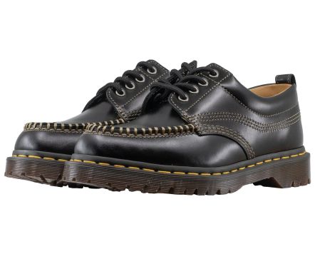 Lowell 4 Eye Loc Tee Black Analine