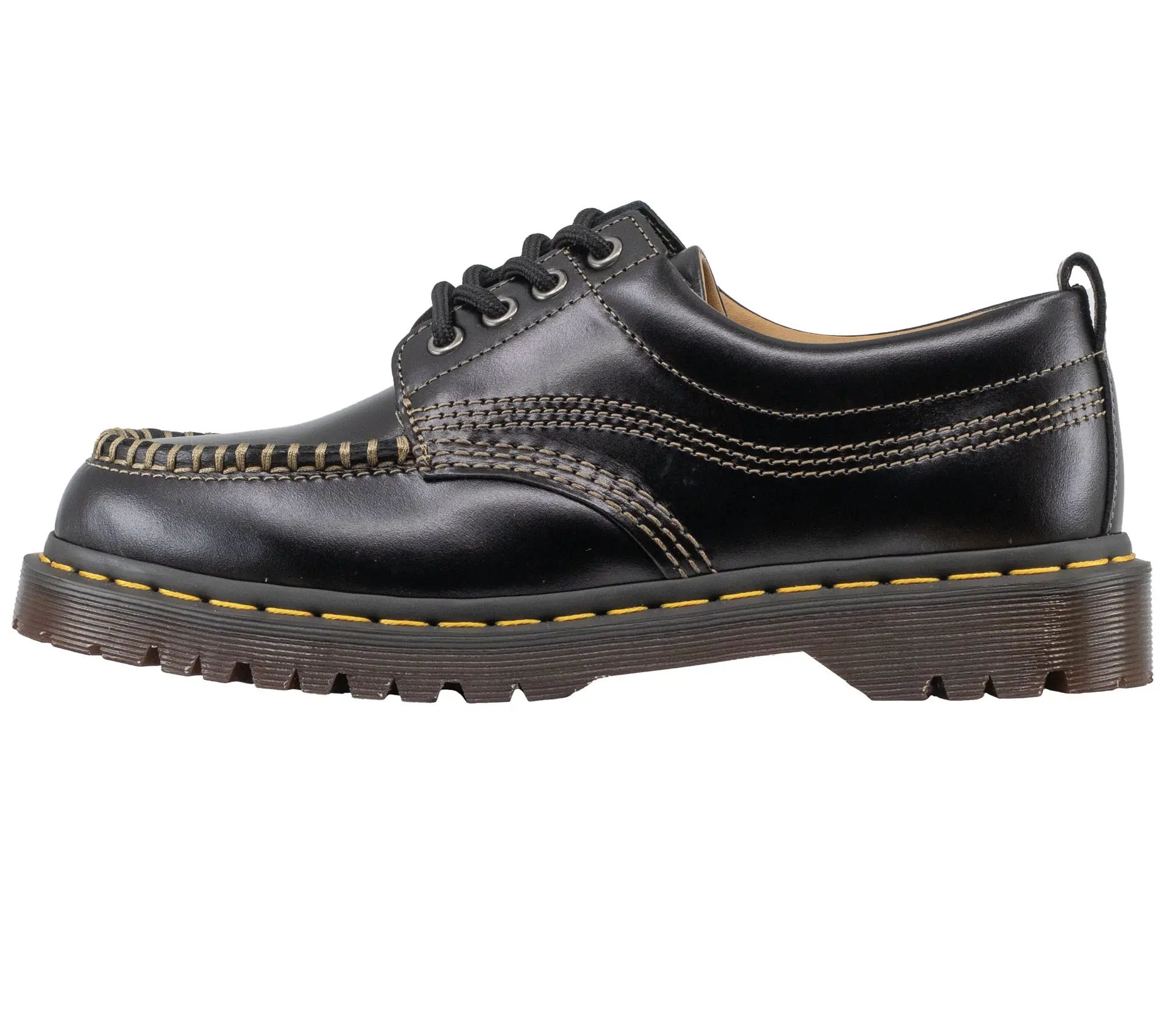 Image #2 of Lowell 4 Eye Loc Tee Black Analine