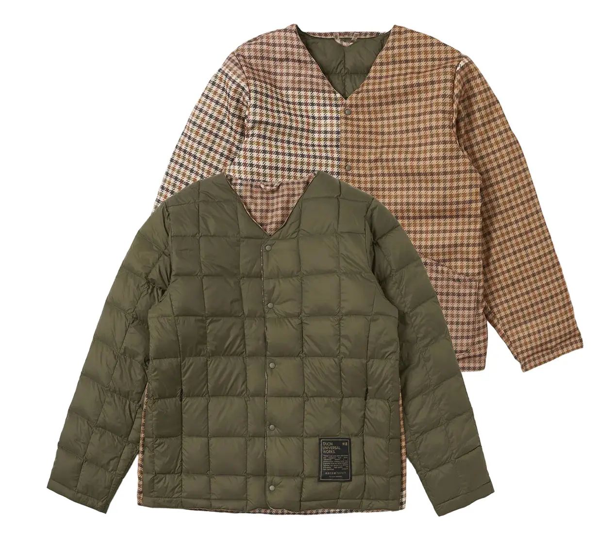 Image #3 of LINER JACKET MILITARY LINE x TAION DARK OLIVE