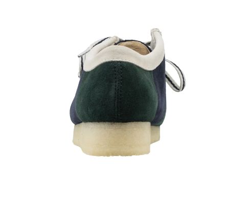 Wallabee Blue / Green Stripe