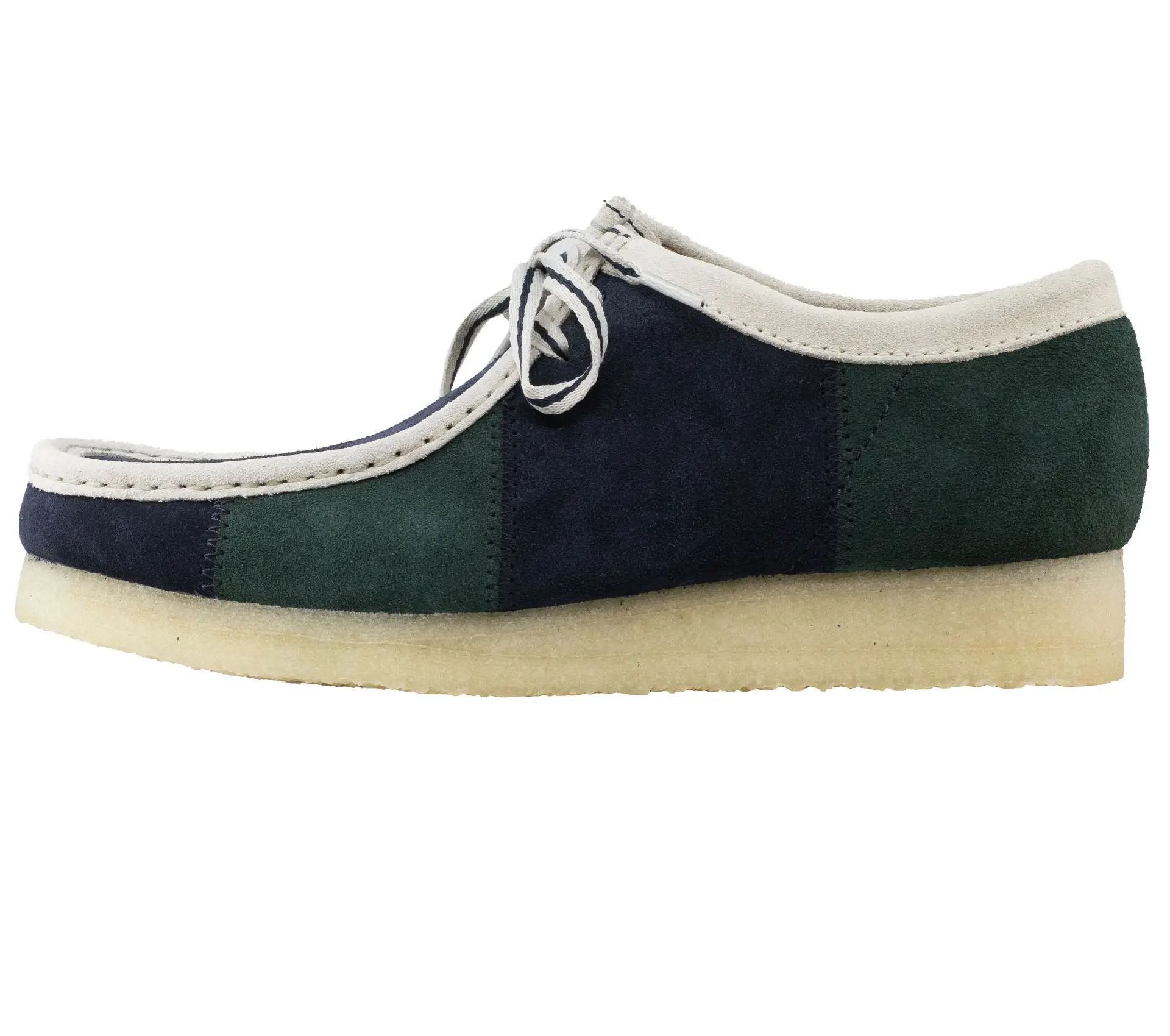 Image #2 of Wallabee Blue / Green Stripe