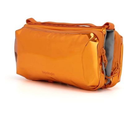 Bottle Sacoche Medium Orange Metallic Mirror