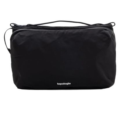 Bottle Sacoche Large Black Tech Sateen