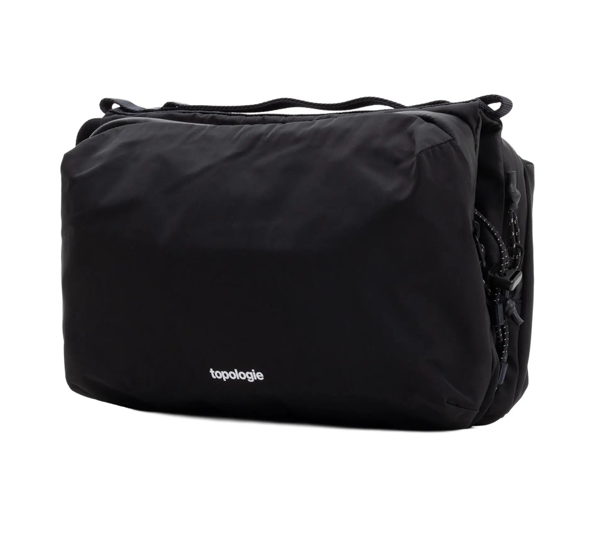 Image #2 of Bottle Sacoche Large Black Tech Sateen