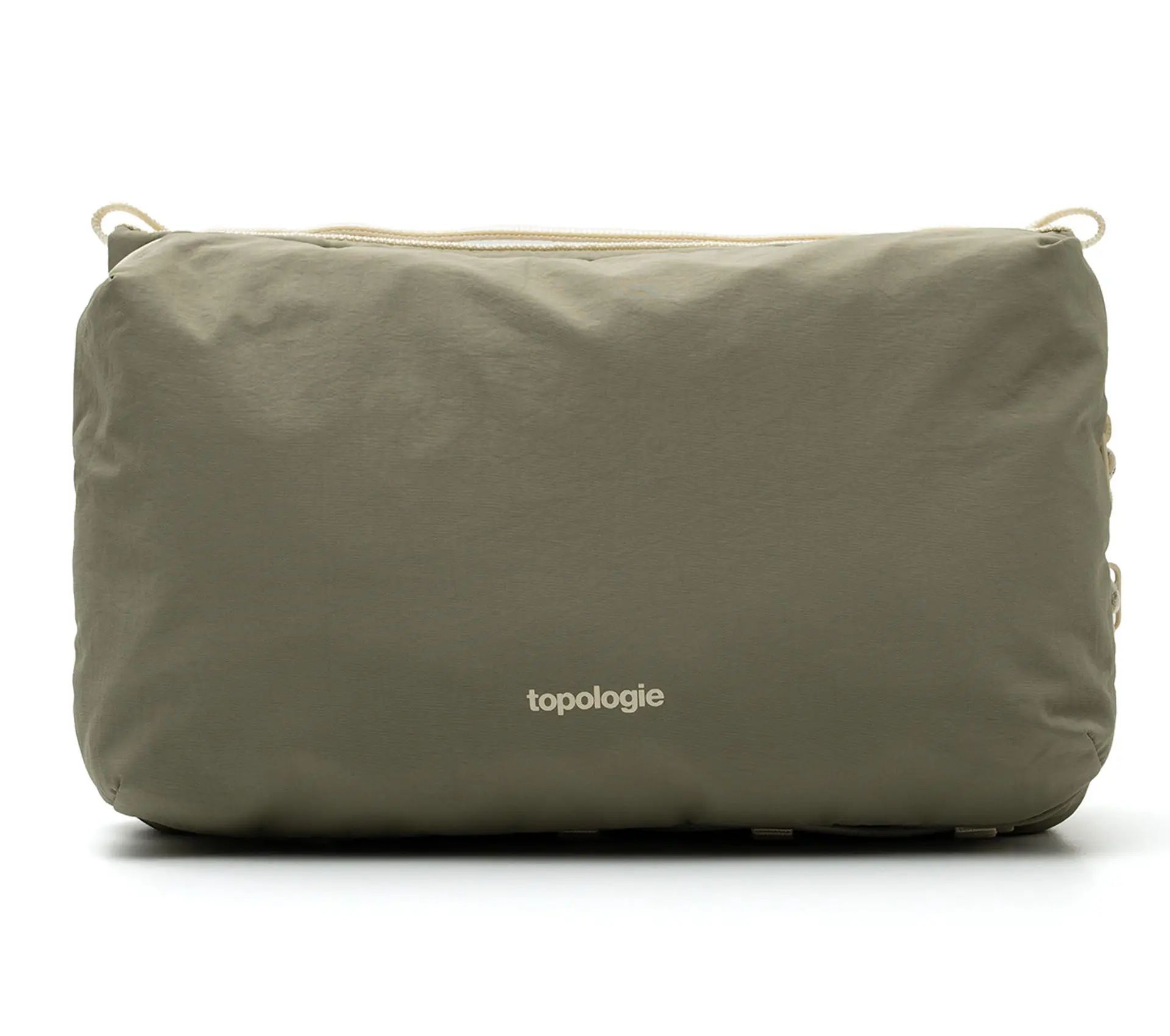 Image #0 of Bottle Sacoche Large Moss Putty Silky Peach